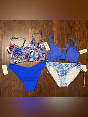 Lot of 4 pieces of Raisins Juniors' Swimwear Size Medium MSRP $168 P2